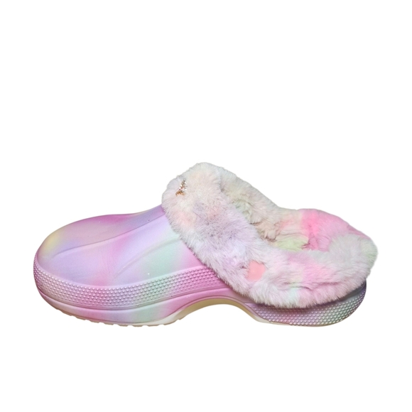 Juicy Couture Kids' Pink Furry Clogs - Picture 6 of 9